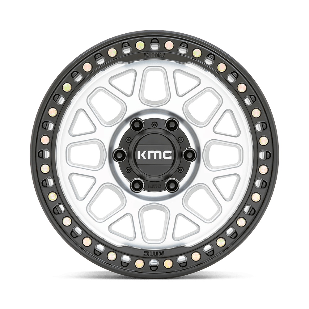 17x9 KMC KM549 GRS Machined With Satin Black Lip Wheel 6x4.5 (18mm)