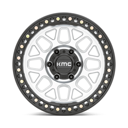 17x9 KMC KM549 GRS Machined With Satin Black Lip Wheel 6x4.5 (18mm)