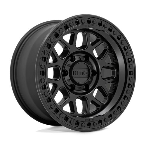17x9 KMC KM549 GRS Satin Black Wheel 5x5.5 (18mm)