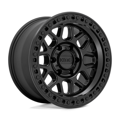 18x8.5 KMC KM549 GRS Satin Black Wheel 6x120 (0mm)