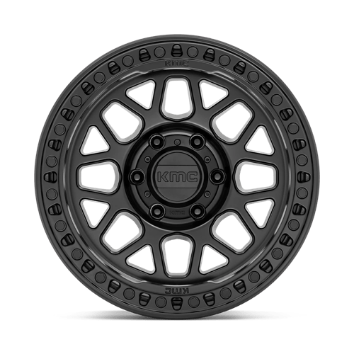 18x8.5 KMC KM549 GRS Satin Black Wheel 6x120 (0mm)