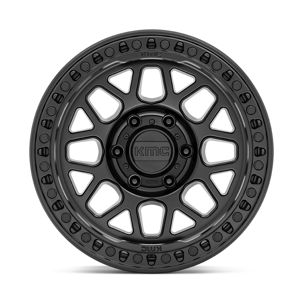 18x8.5 KMC KM549 GRS Satin Black Wheel 8x170 (0mm)