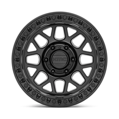 18x8.5 KMC KM549 GRS Satin Black Wheel 8x170 (0mm)