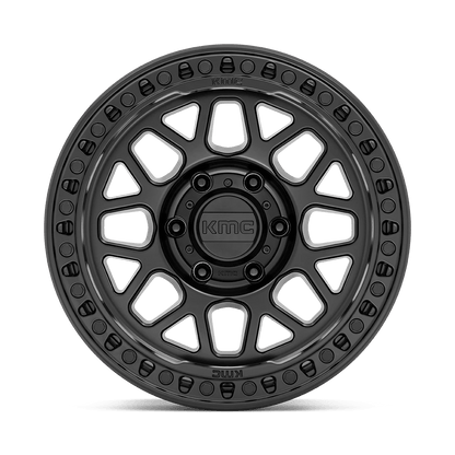 18x8.5 KMC KM549 GRS Satin Black Wheel 5x5.5 (0mm)