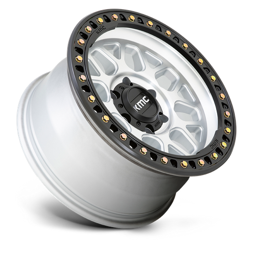 18x9 KMC KM549 GRS Machined With Satin Black Lip Wheel 8x180 (18mm)