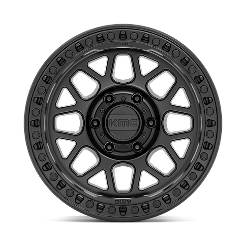 18x9 KMC KM549 GRS Satin Black Wheel 8x170 (-12mm)