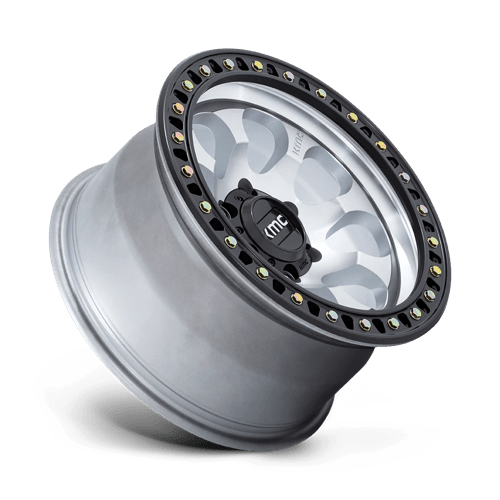 18x9 KMC KM550 Riot SBL Machined With Satin Black Lip Wheel 6x120 (18mm)