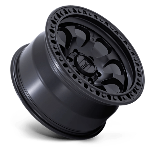 17x9 KMC KM550 Riot SBL Satin Black Wheel 6x135 (-12mm)