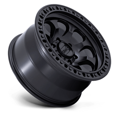 17x9 KMC KM550 Riot SBL Satin Black Wheel 6x135 (-12mm)
