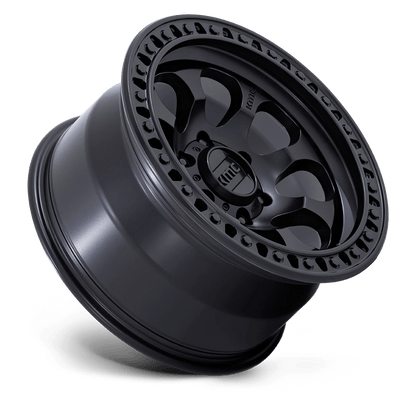 17x9 KMC KM550 Riot SBL Satin Black Wheel 5x5.0 (-12mm)