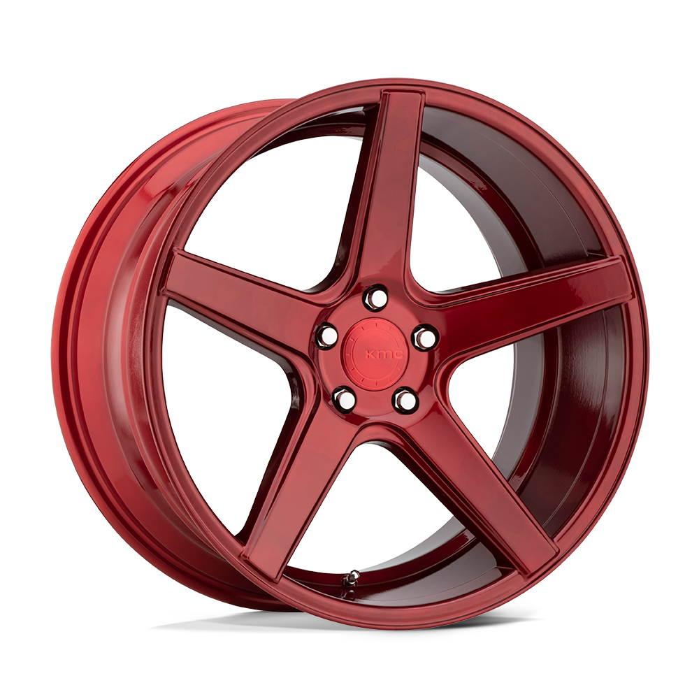20x8.5 KMC KM685 DISTRICT Candy Red Wheel 5x4.5 (28mm)