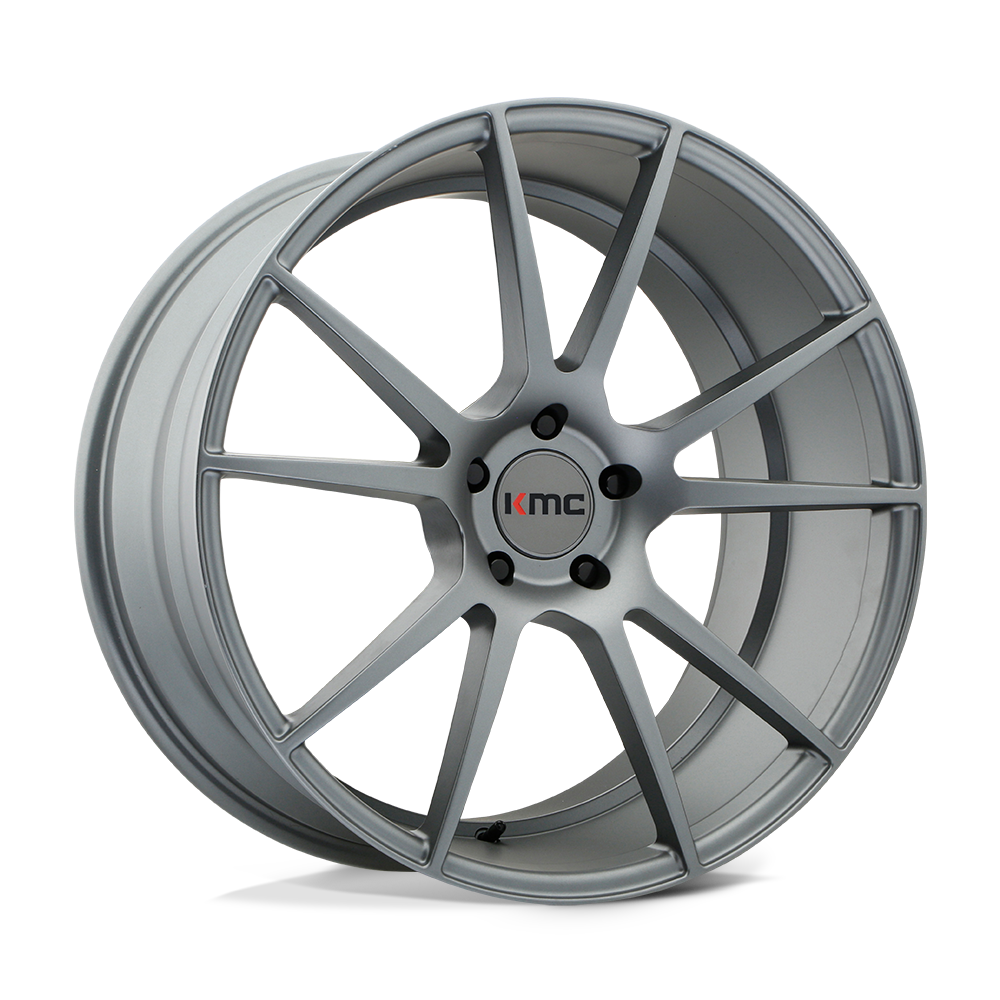 20x10 KMC KM709 FLUx Charcoal Wheel 5x4.5 (40mm)