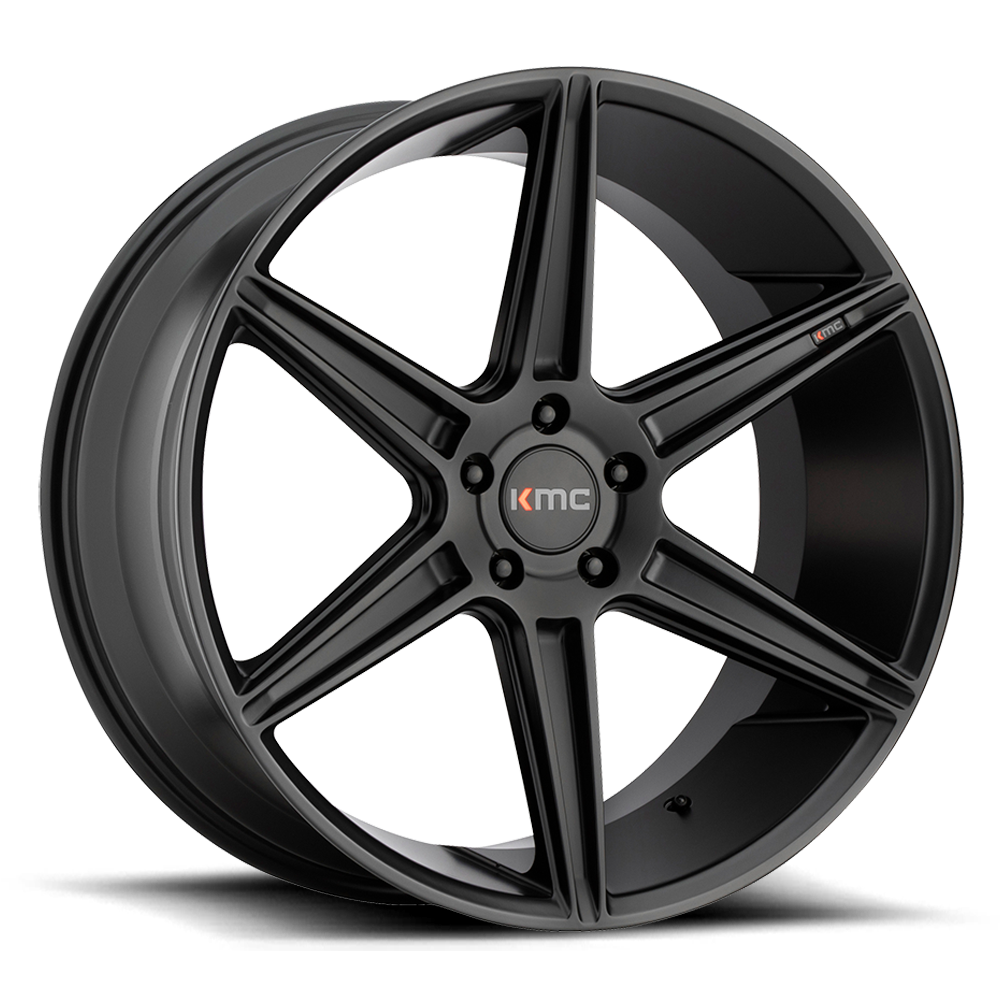 20x10.5 KMC KM711 PRISM Satin Black Wheel 5x4.5 (45mm)