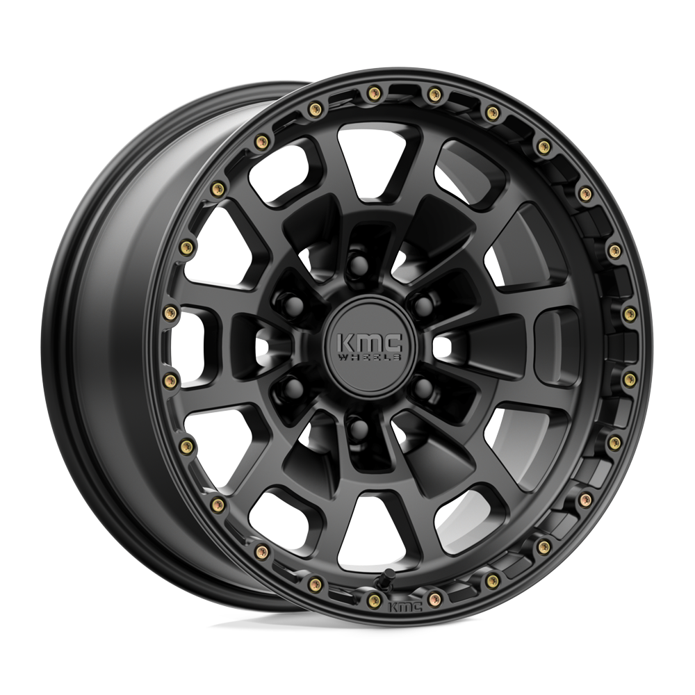 17x8.5 KMC KM718 SUMMIT Satin Black Wheel 6x135 (0mm)
