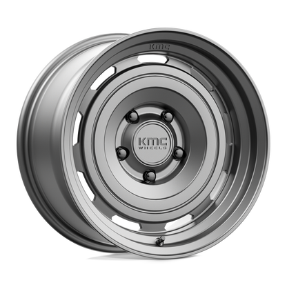 17x8.5 KMC KM720 Roswell Matte Anthracite Wheel 5x4.25 (10mm)