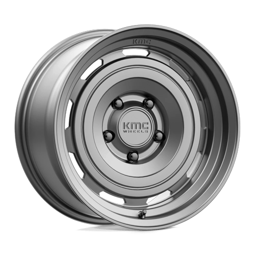 17x8.5 KMC KM720 Roswell Matte Anthracite Wheel 5x4.25 (10mm)
