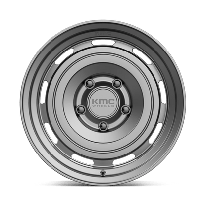 17x8.5 KMC KM720 Roswell Matte Anthracite Wheel 5x4.25 (10mm)