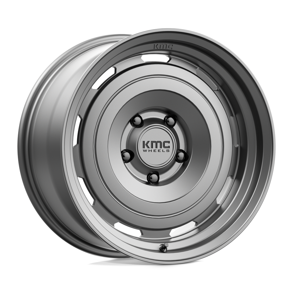 17x8.5 KMC KM720 ROSWELL Matte Anthracite Wheel 5x5 (0mm)