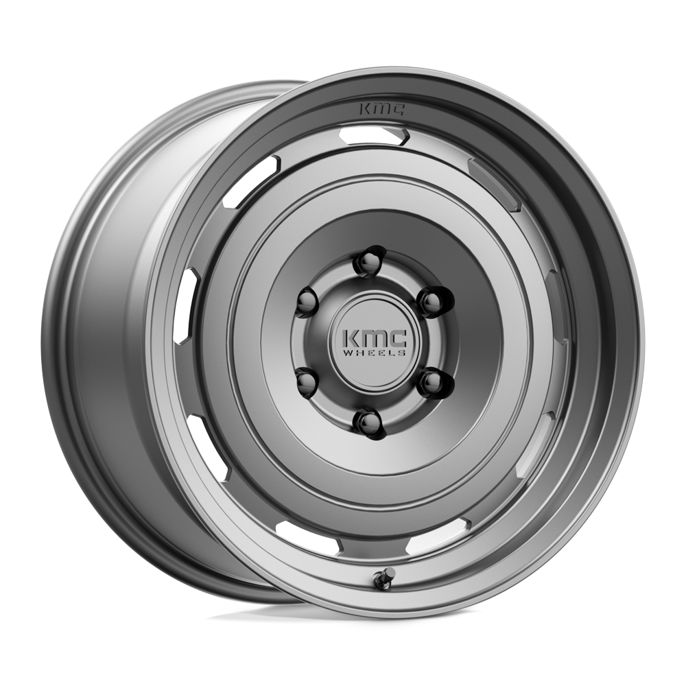 17x8.5 KMC KM720 ROSWELL Matte Anthracite Wheel 6x5.5 (18mm)