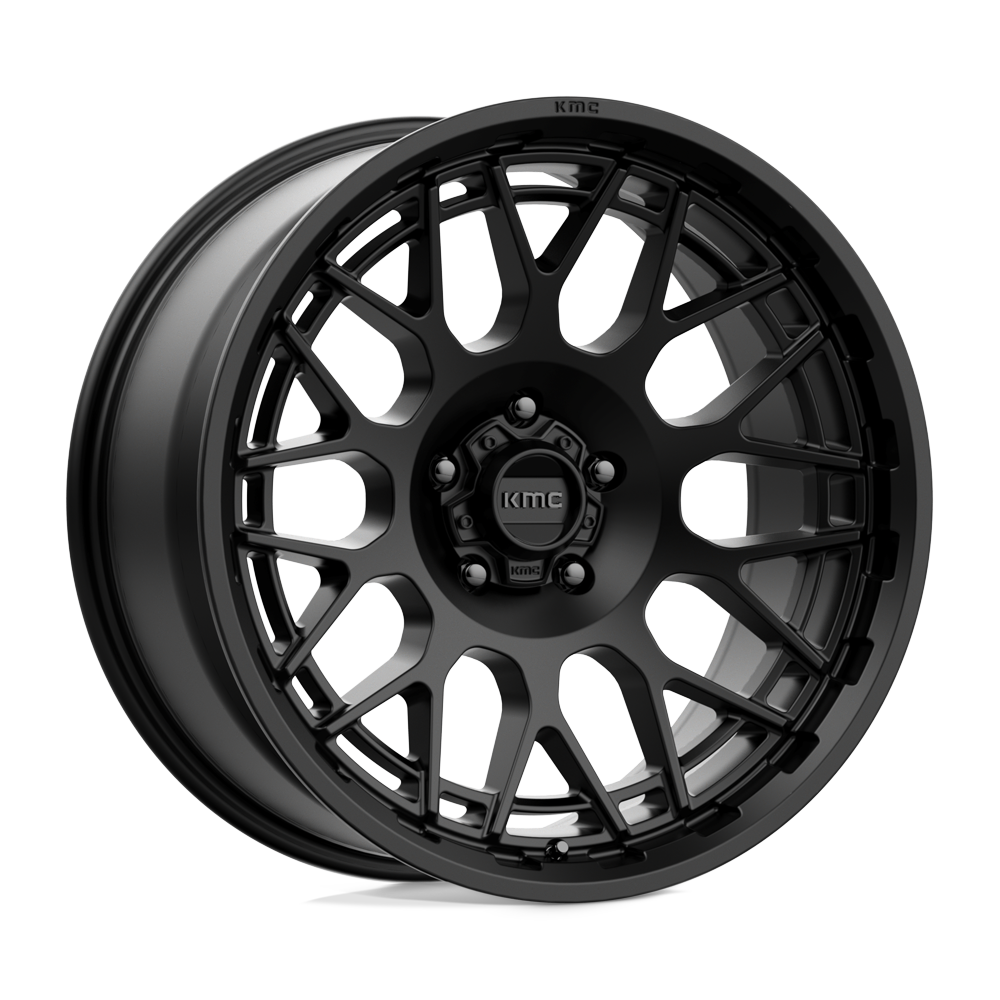 20x9 KMC KM722 TECHNIC Satin Black Wheel 5x5 (0mm)