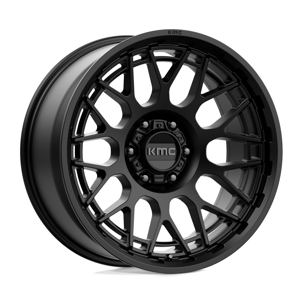 20x9 KMC KM722 TECHNIC Satin Black Wheel 6x5.5 (0mm)