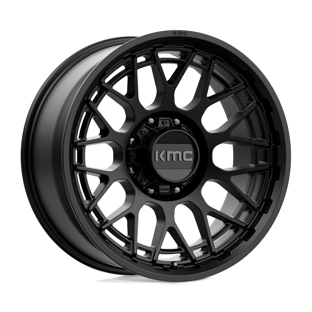 20x9 KMC KM722 TECHNIC Satin Black Wheel 8x180 (0mm)