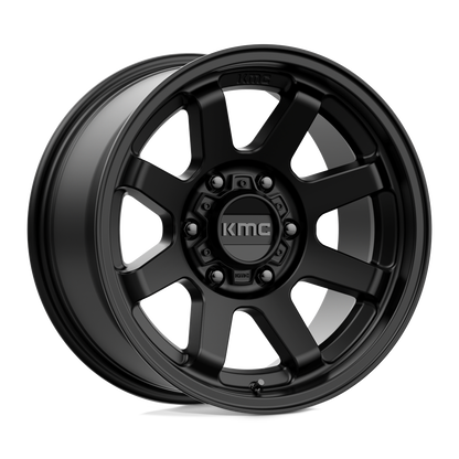 17x8.5 KMC KM723 TRAIL Satin Black Wheel 6x135 (0mm)