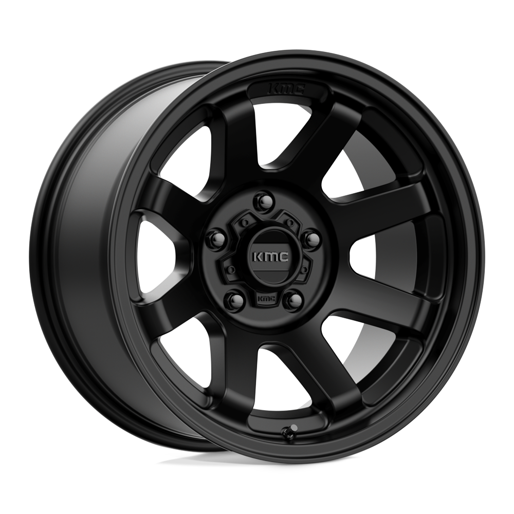 17x9 KMC KM723 TRAIL Satin Black Wheel 5x5 (-12mm)
