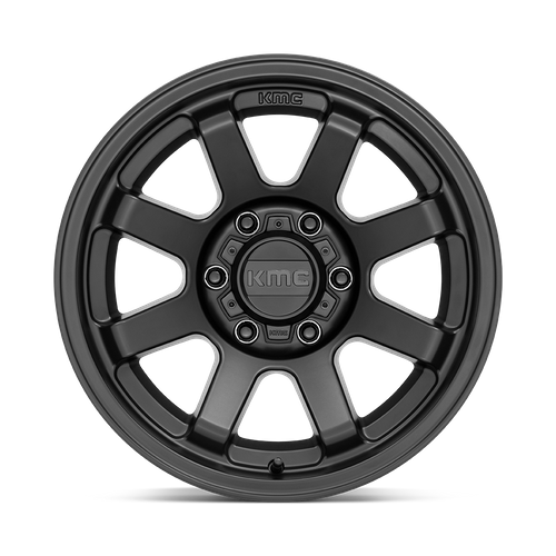 17x8.5 KMC KM723 TRAIL Satin Black Wheel 6x135 (0mm)