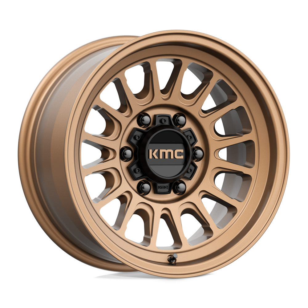 16x8 KMC KM724 IMPACT OL Matte Bronze Wheel 6x5.5 (0mm)