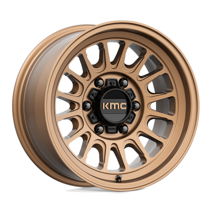 16x8 KMC KM724 IMPACT OL Matte Bronze Wheel 6x5.5 (0mm)