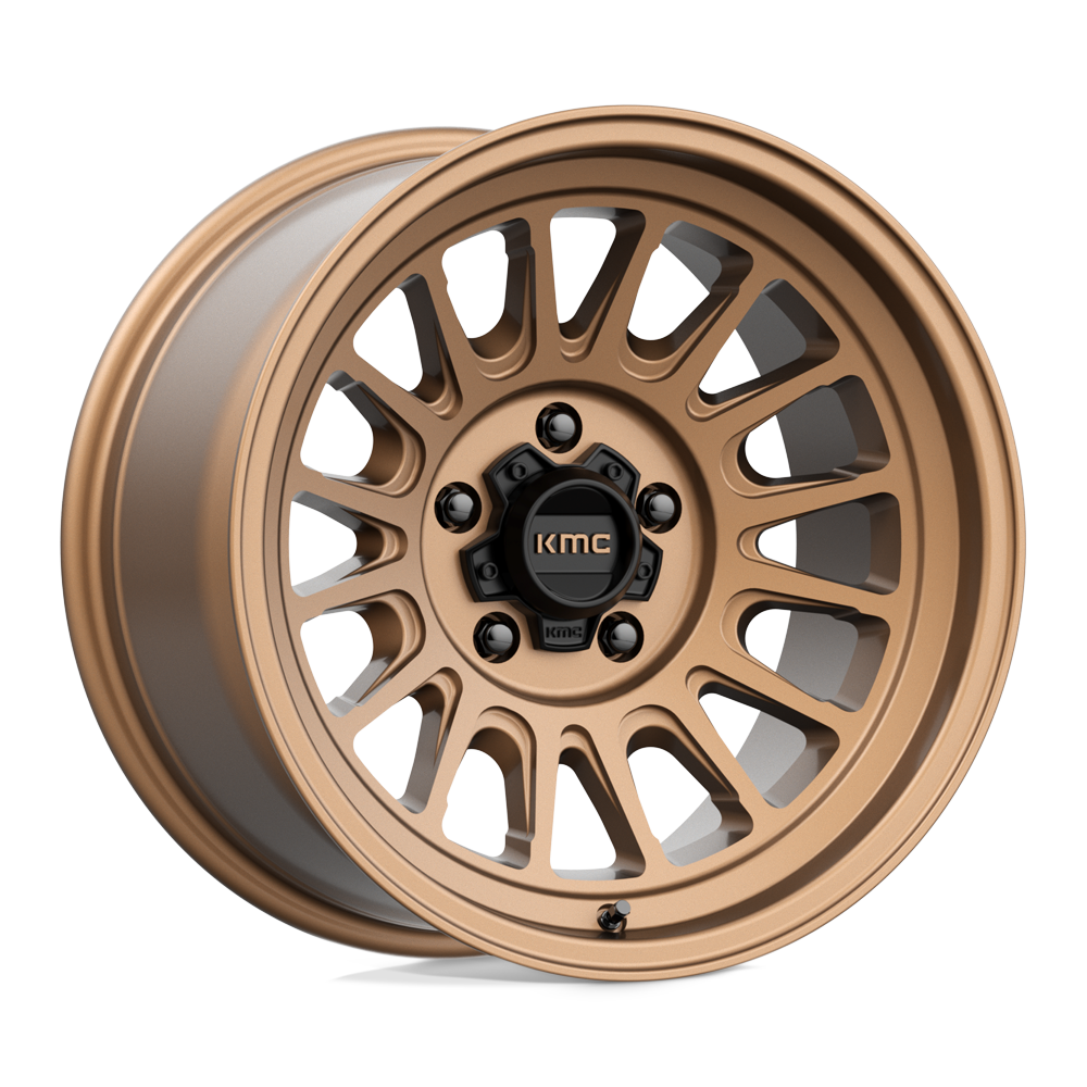 17x8.5 KMC KM724 IMPACT OL Matte Bronze Wheel 5x5 (0mm)