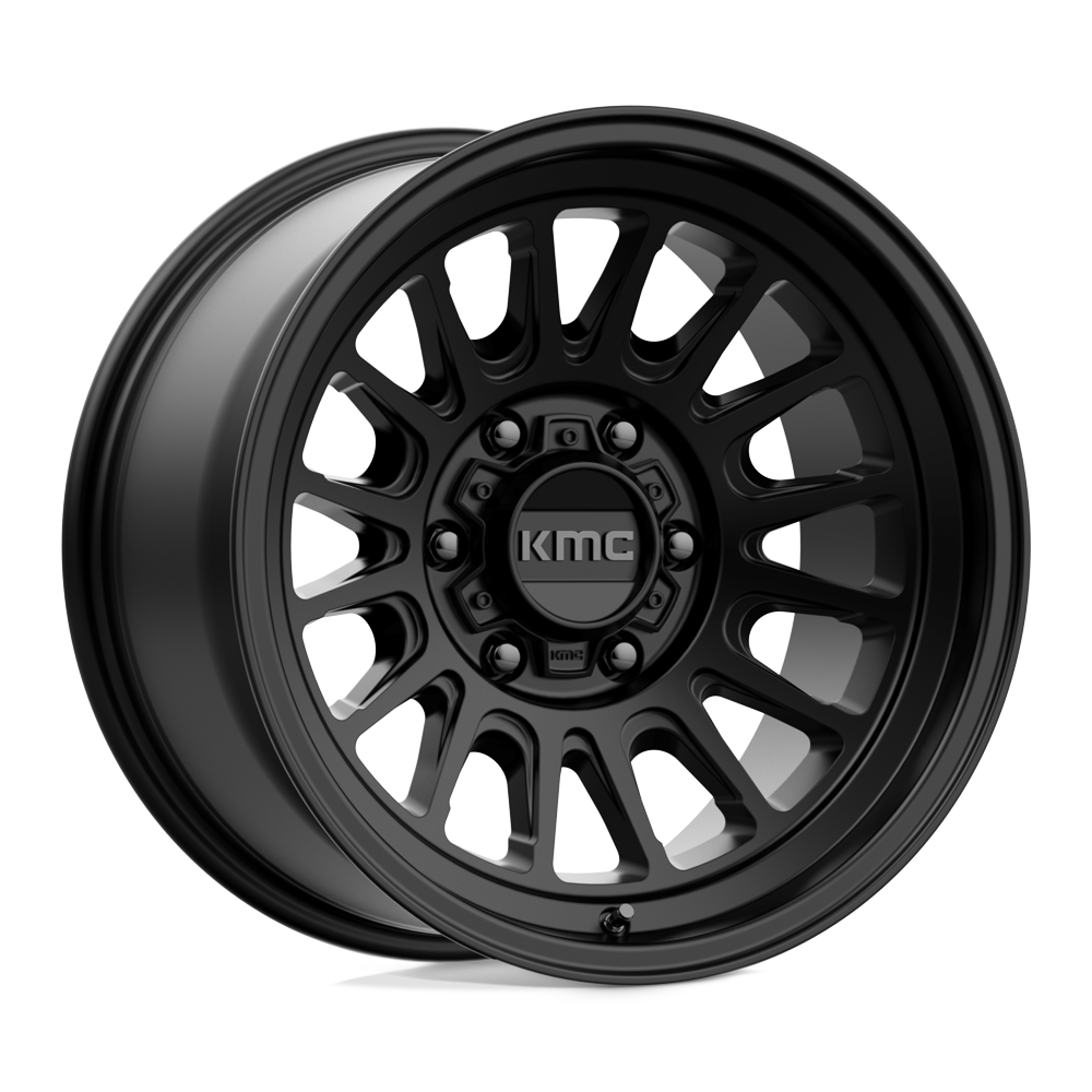 17x8.5 KMC KM724 IMPACT OL Satin Black Wheel 6x135 (0mm)