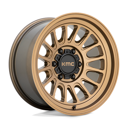 16x8 KMC KM724 IMPACT OL Matte Bronze Wheel 6x5.5 (0mm)