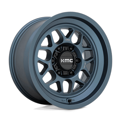 17x8.5 KMC KM725 Terra Metallic Blue Wheel 6x5.5 (-10mm)