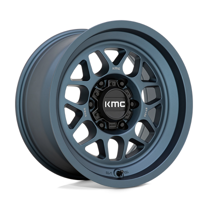 17x8.5 KMC KM725 Terra Metallic Blue Wheel 6x5.5 (-10mm)