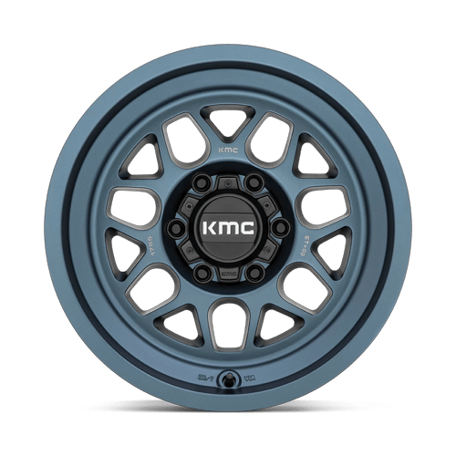 17x8.5 KMC KM725 Terra Metallic Blue Wheel 6x5.5 (-10mm)