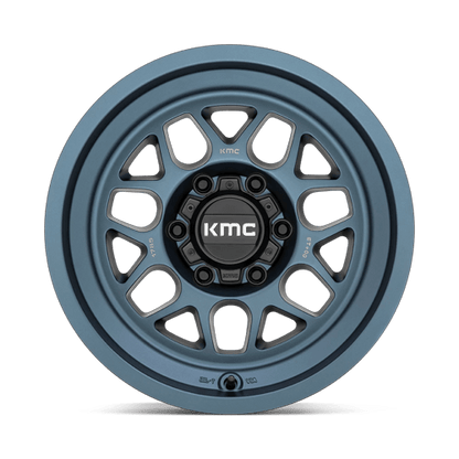17x8.5 KMC KM725 Terra Metallic Blue Wheel 6x5.5 (-10mm)