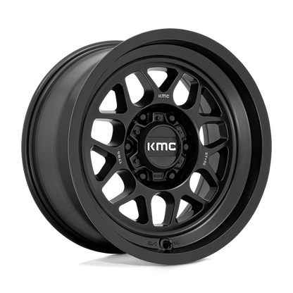 17x8.5 KMC KM725 Terra Satin Black Wheel 6x135 (0mm)