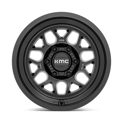 17x8.5 KMC KM725 Terra Satin Black Wheel 6x5.5 (-10mm)