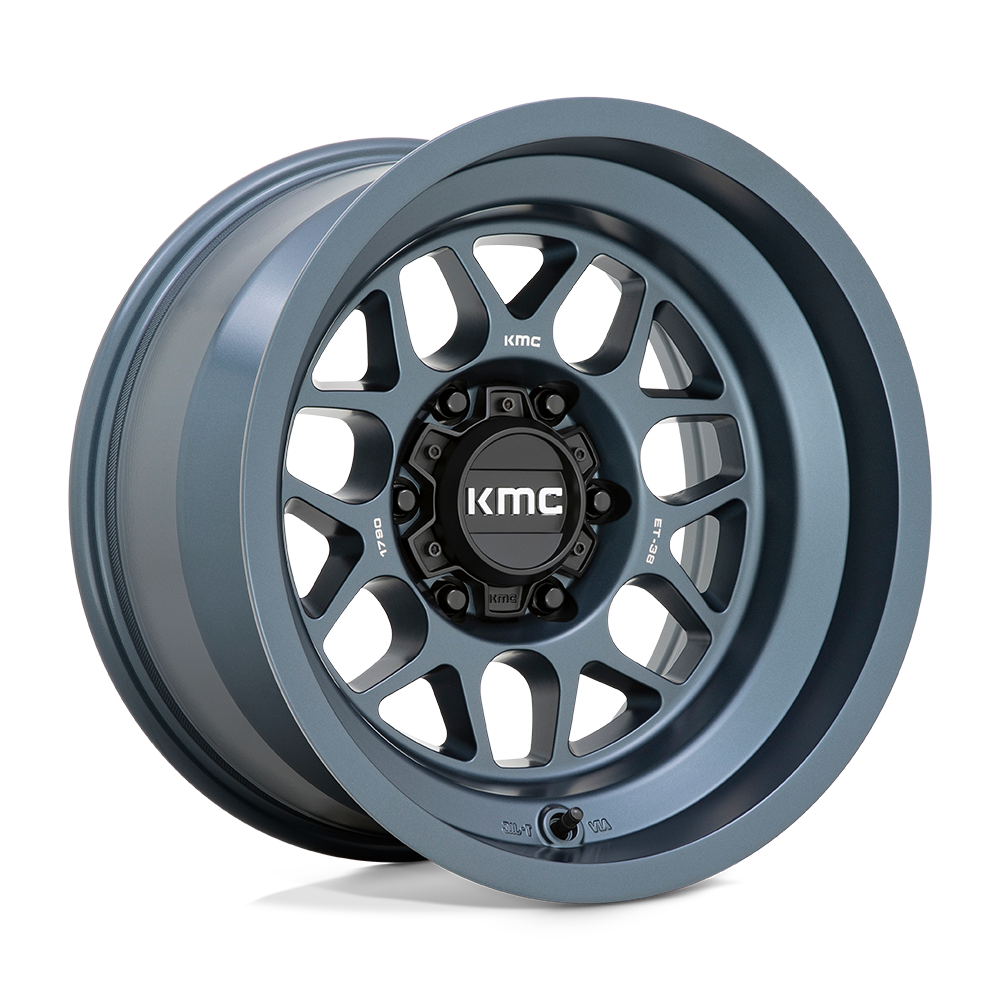 17x9 KMC KM725 Terra Metallic Blue Wheel 6x5.5 (-38mm)