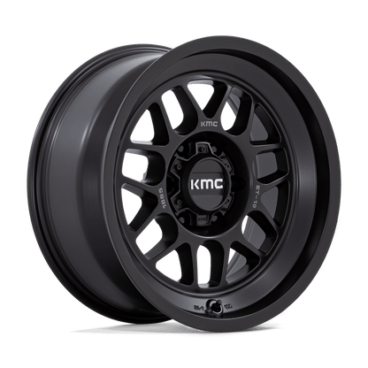 18x8.5 KMC KM725 Terra Satin Black Wheel 5x5 (-10mm)
