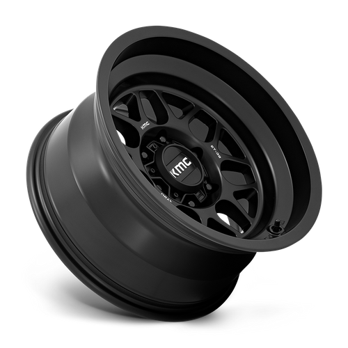 17x9 KMC KM725 TERRA Satin Black Wheel 6x5.5 (-38mm)