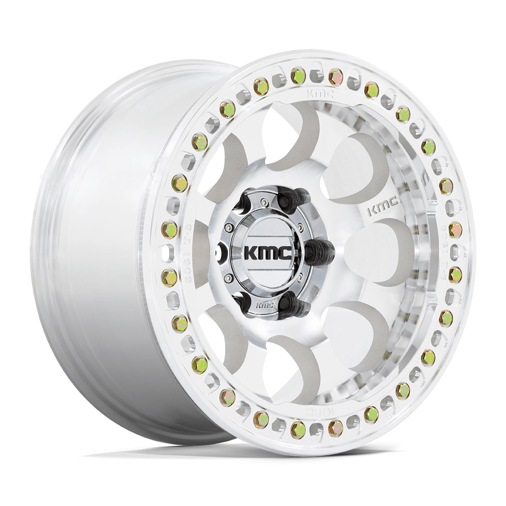 17x8.5 KMC KM237 Riot Machined BEADLOCK Wheel 5x5 (0mm)