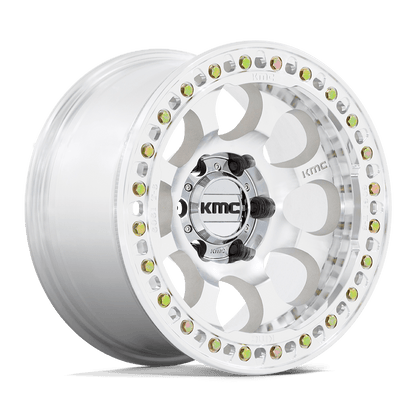 17x8.5 KMC KM237 Riot Machined BEADLOCK Wheel 5x5 (0mm)