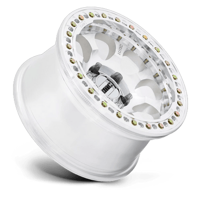 17x8.5 KMC KM237 Riot Machined BEADLOCK Wheel 5x5 (0mm)