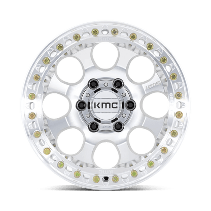 17x9 KMC KM237 Riot BEADLOCK Machined Wheel 5/6 Lug Blank (-12mm)