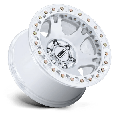 17x9 KMC KM238 VI Machined BEADLOCK Wheel 5x5 (-38mm)