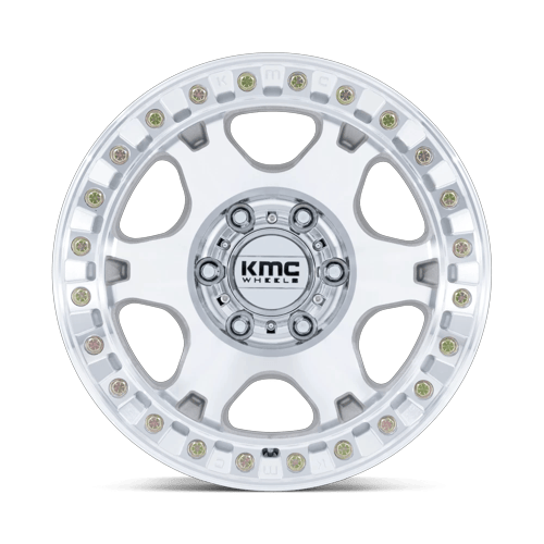 17x9 KMC KM238 VI BEADLOCK Machined Wheel 5x5 (-12mm)