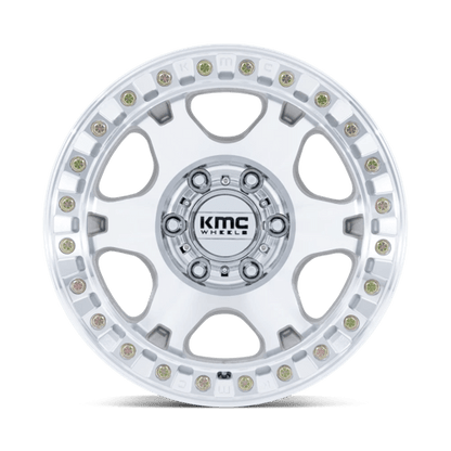 17x9 KMC KM238 VI BEADLOCK Machined Wheel 5x150 (1mm)